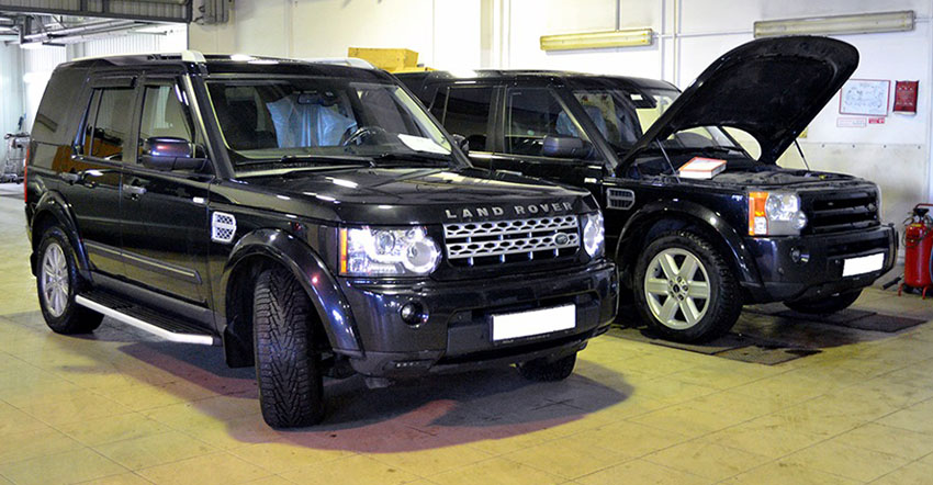 Замена топливного фильтра  Land Rover Discovery 