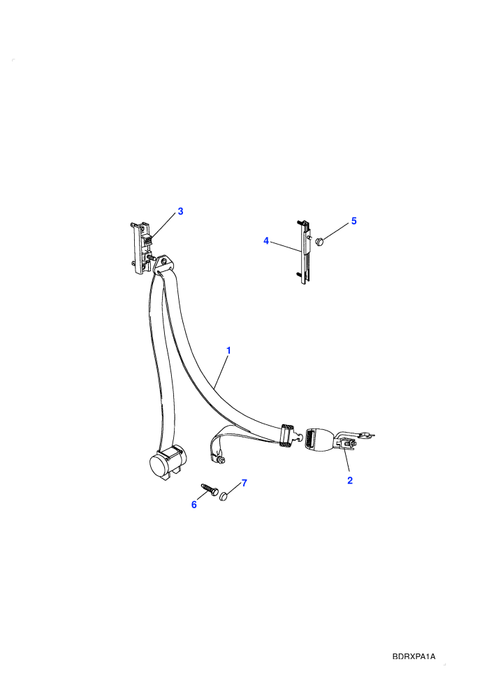 Seat Belt Assembly-Front
