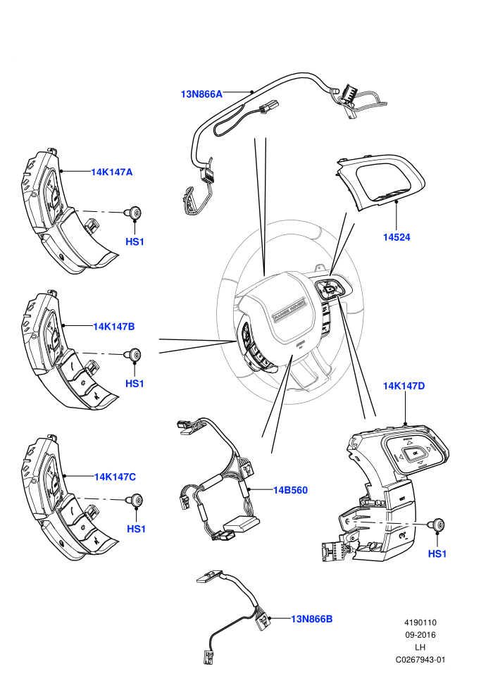 Switches (Changsu (China))(Steering Wheel)((V)FROMEG000001)