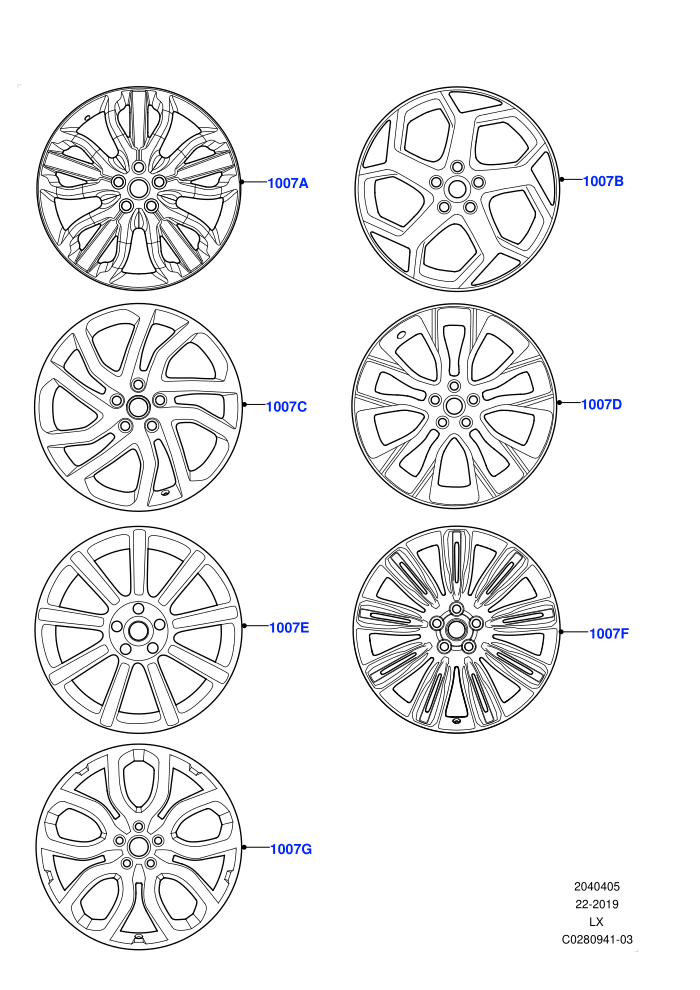 Wheels (Non SVR,Version - Core)((V)FROMJA000001)