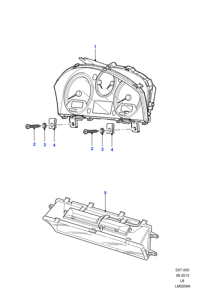Instrument Cluster ((V)FROM7A000001)