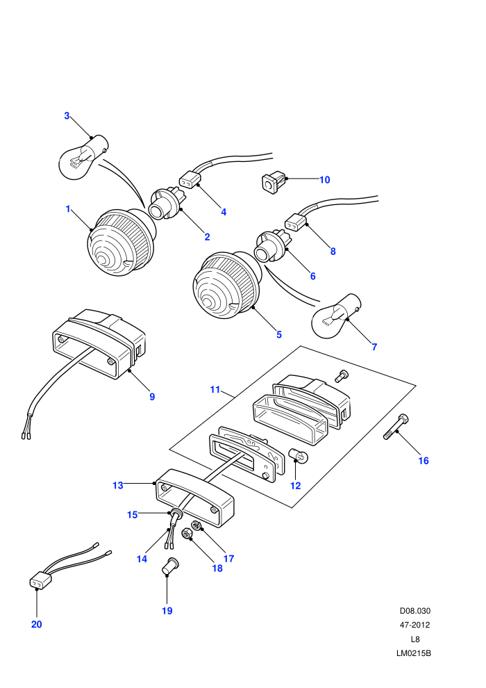 Rear Lamps ((V)FROM7A000001)