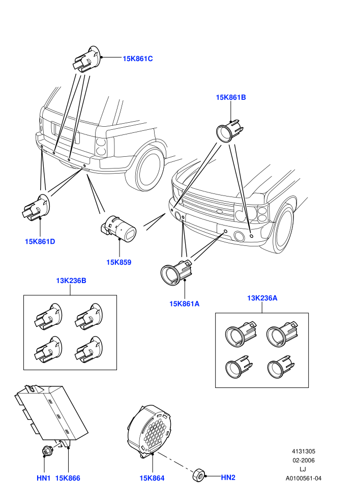Parking Distance Control ((V)TO9A999999)