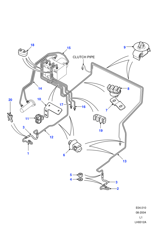 Front Brakes (110,4 Wheel Anti-Lock Braking System,90 Wheelbase,RHD)