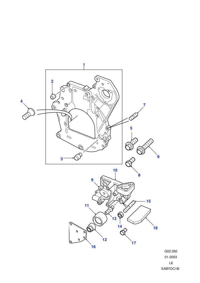 Engine Mountings (2.0L I4 8V TCIE)