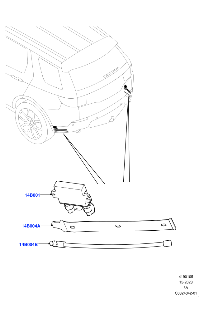 Vehicle Modules And Sensors (Itatiaia (Brazil),Tailgate - Hands Free)((V)FROMGT000001)