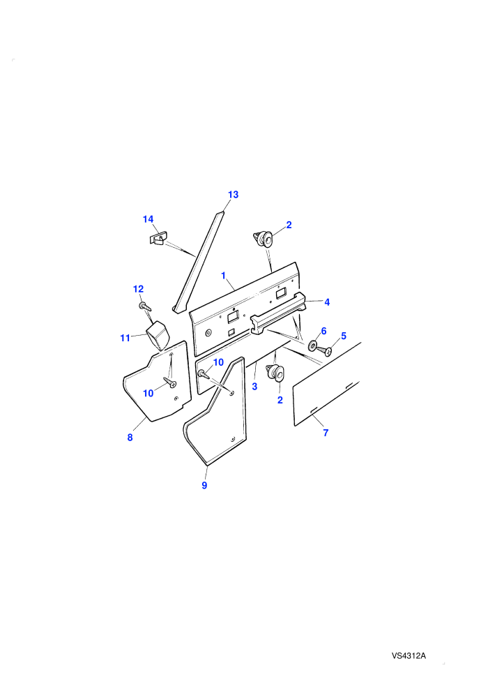 Front Door Trim (2 Door Station Wagon)((V)TOEA351846)
