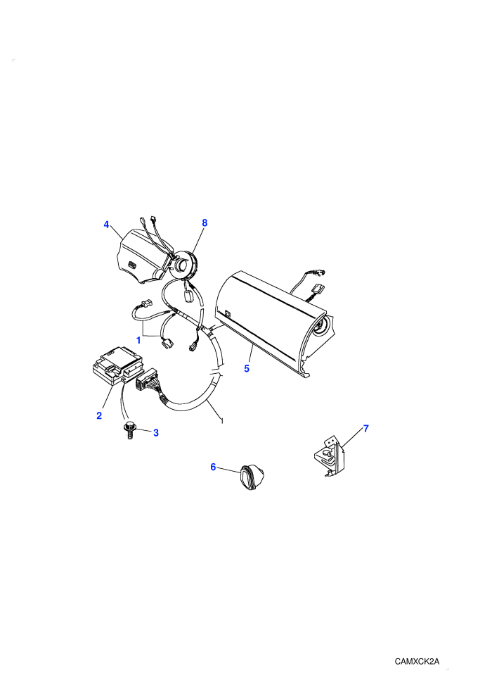 Harness - SRS (SPS) (Passive Restraint)((V)FROMVA534104)