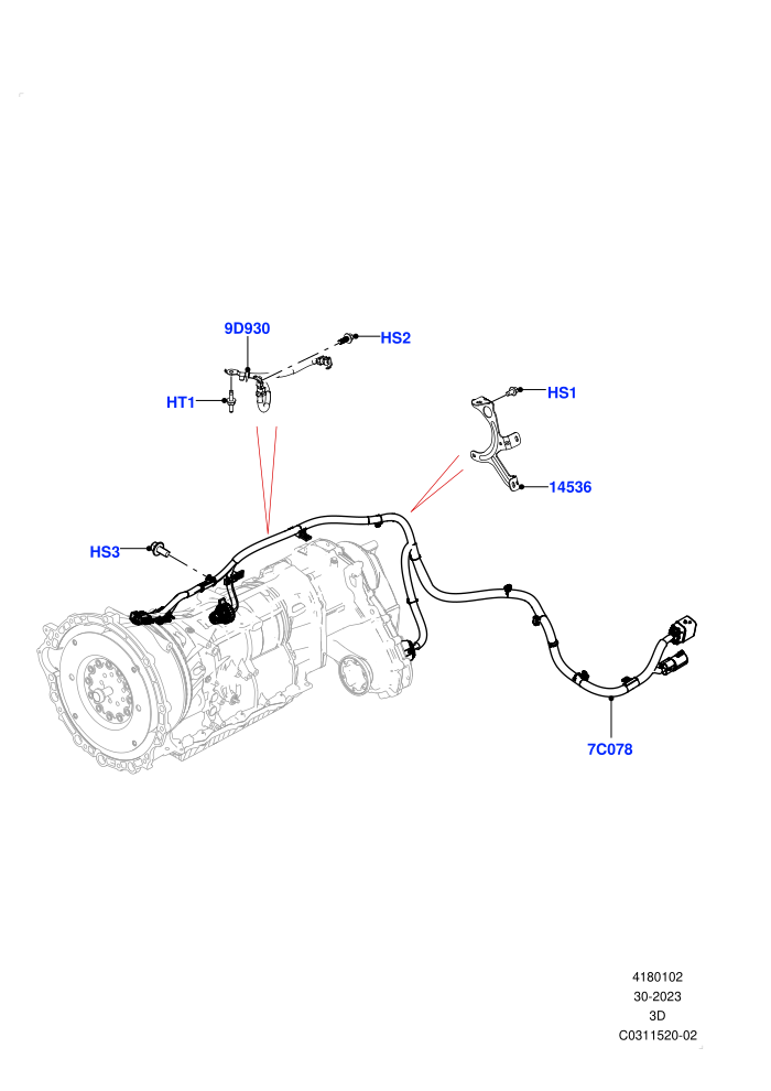 Transmission Harness (Nitra Plant Build)((V)FROMM2000001)