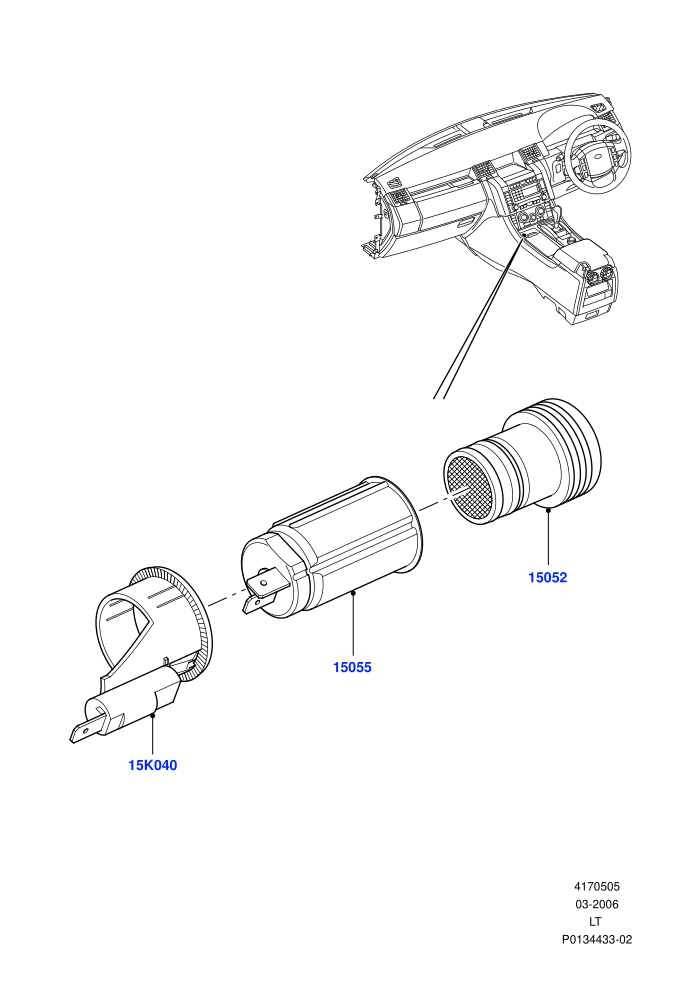 Instrument Panel Related Parts ((V)TO9A999999)