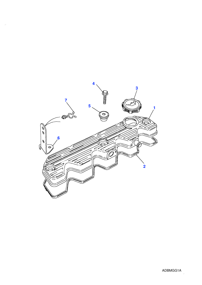 Rocker Cover (2.5L I4 200 TDi L/R,5 Speed Manual Transmission,Less Catalyst)