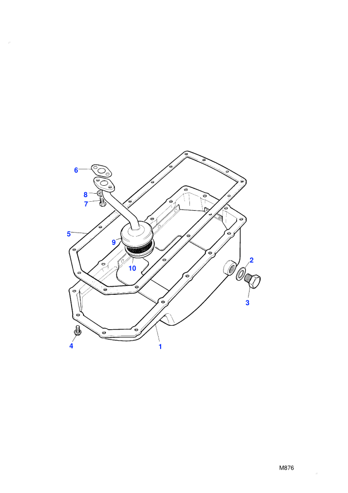 Sump (Petrol V8 L/R EFI)