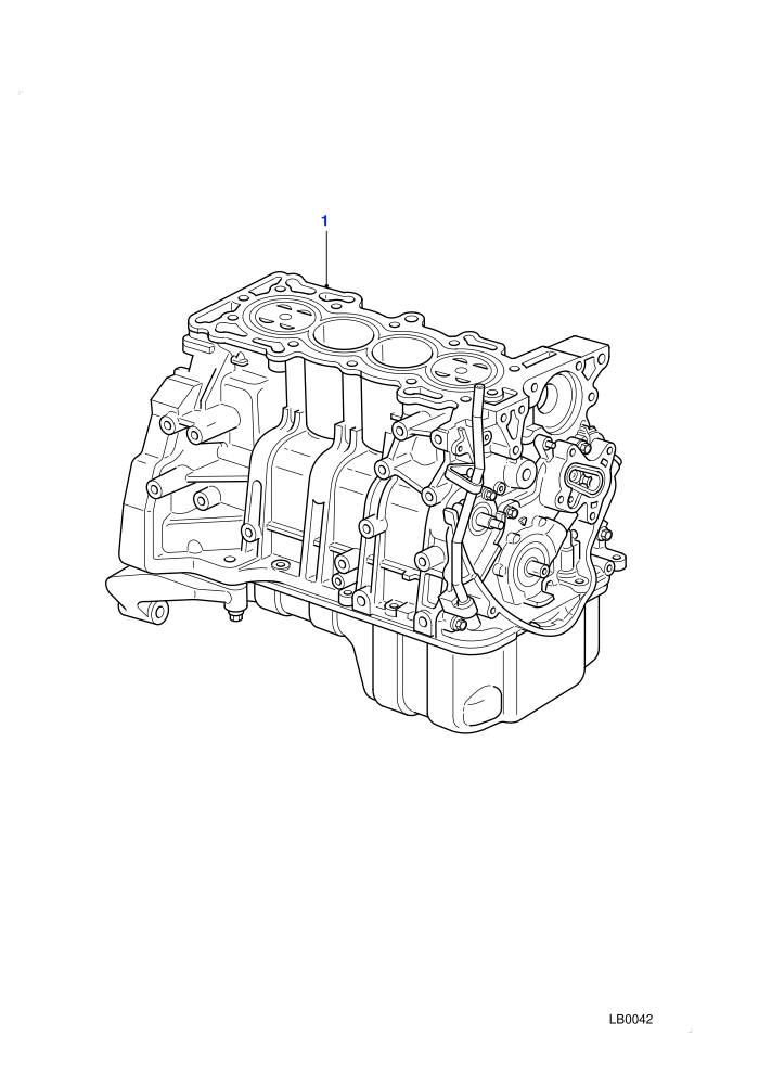 Engine Short (2.0L I4 8V TCIE)
