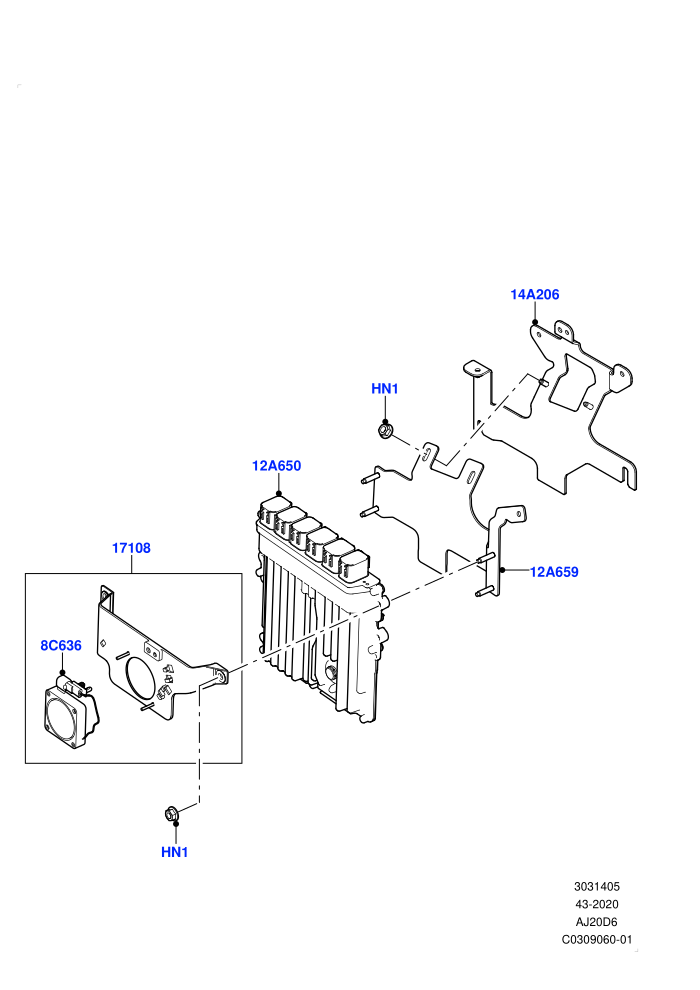 Engine Modules And Sensors (3.0L AJ20D6 Diesel High,LHD)((V)FROMMA000001)