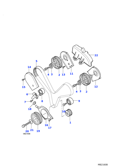 LHH100500L LAND ROVER Шкив коленвала FR KV6 X