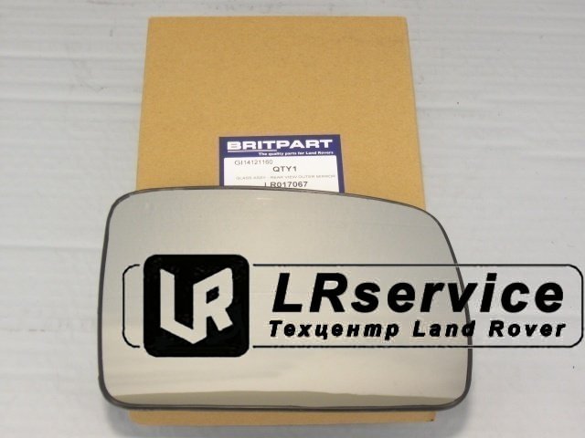LR017067 BRITPART Стекло зеркала правое D3/RRS/FR2