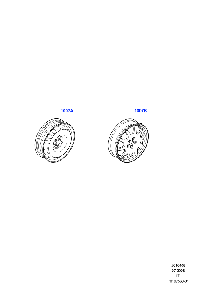 Wheels (For Spare Wheel)((V)TO9A999999)