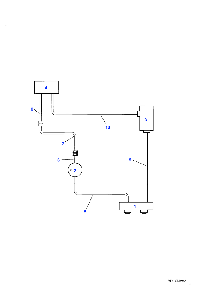 Hose Layout (LHD,TDi,With Air Conditioning)