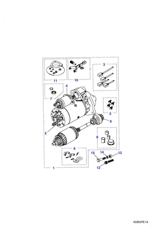 Starter Motor-Lucas-Type M113 (2.5L 4 Cyl NA L/R Diesel)