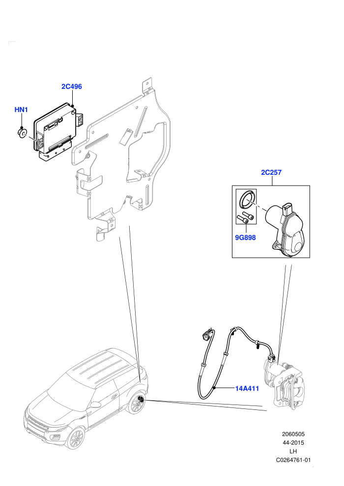 Parking Brake (Changsu (China))((V)TOGG134737 (V)FROMEG000001)
