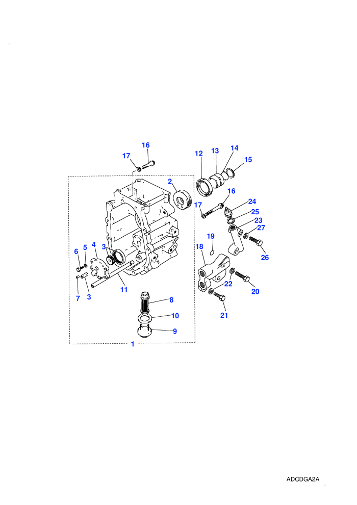 Extension case & Oil Pump From Suffix G (5 Speed Manual Transmission,Manual Transmission)