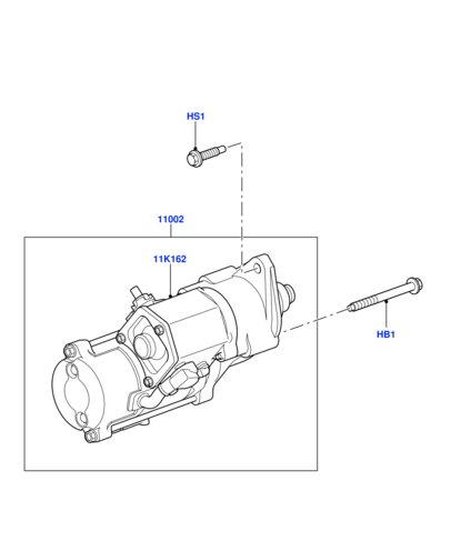 NAD500310 LAND ROVER Стартер 4.2/4.4-AJ RRS/D3