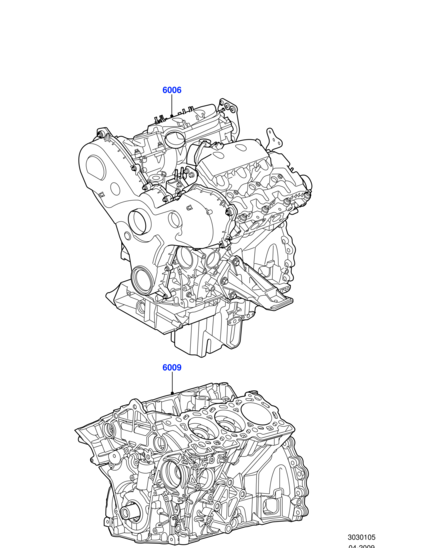 LR038168 AM PARTS Коленвал 3.0 TD
