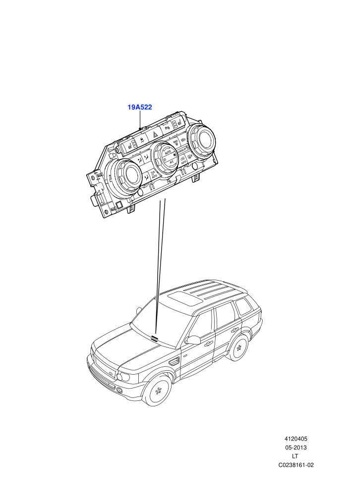 Heater & Air Conditioning Controls ((V)FROMCA000001)
