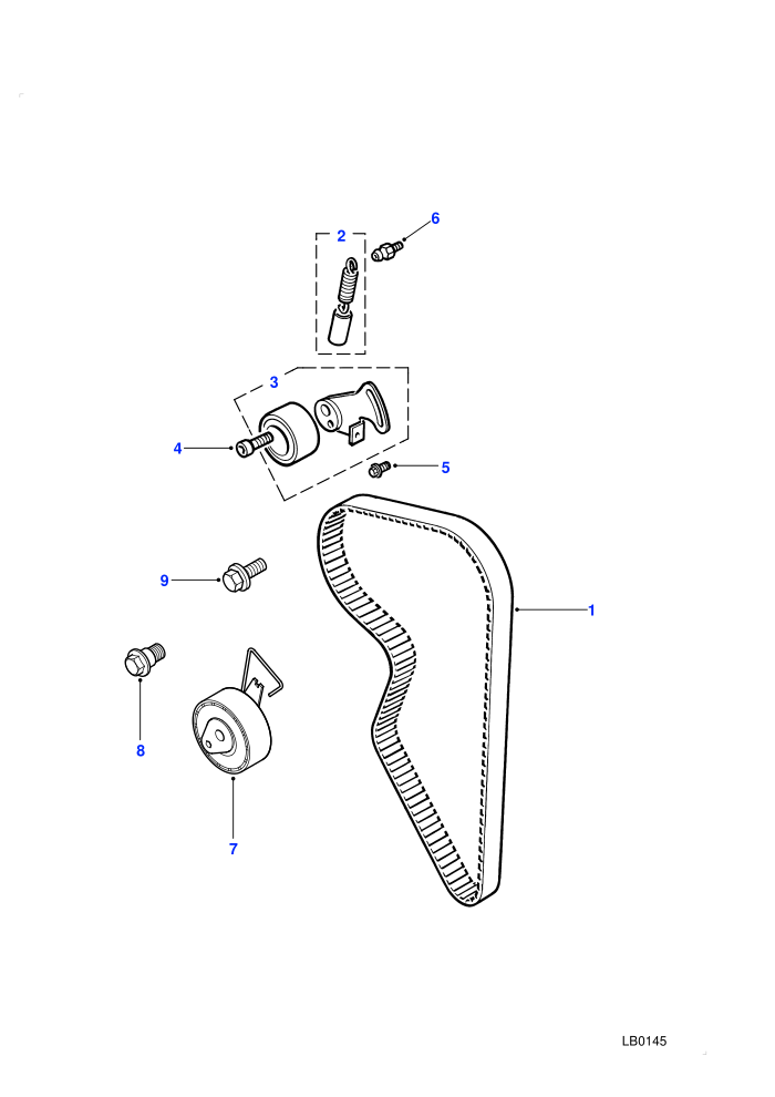 Timing Belt (1.8L 4 Cyl K Series Petrol)