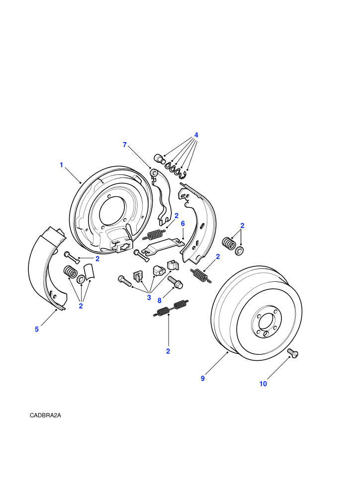 Transmission Brake-Direct Entry Cable