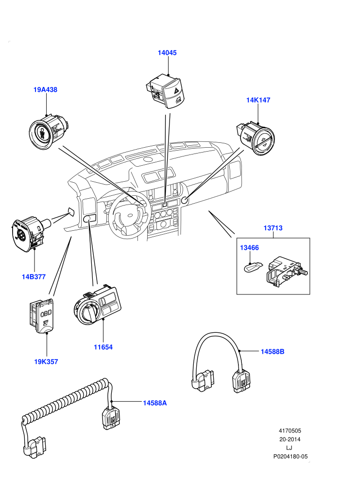 Instrument Panel Related Parts ((V)FROMAA000001)