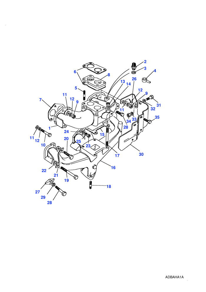 Manifolds, Inlet & Exhaust (2.25L 4 Cyl L/R Petrol)