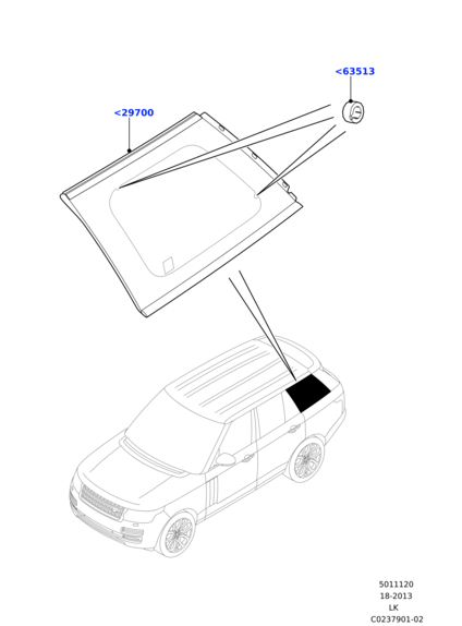 LR050585 LAND ROVER