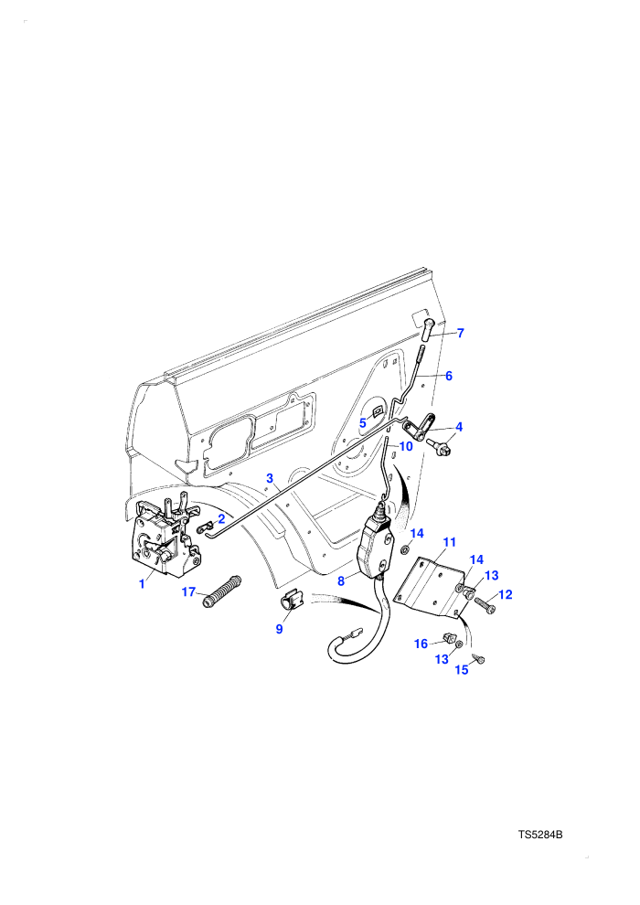 Door Locks Rear (4 Door Station Wagon,With Central Locking System)((V)TOEA351846)