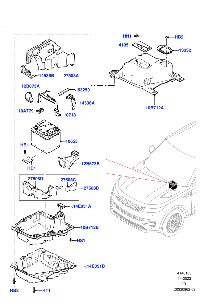Battery And Mountings