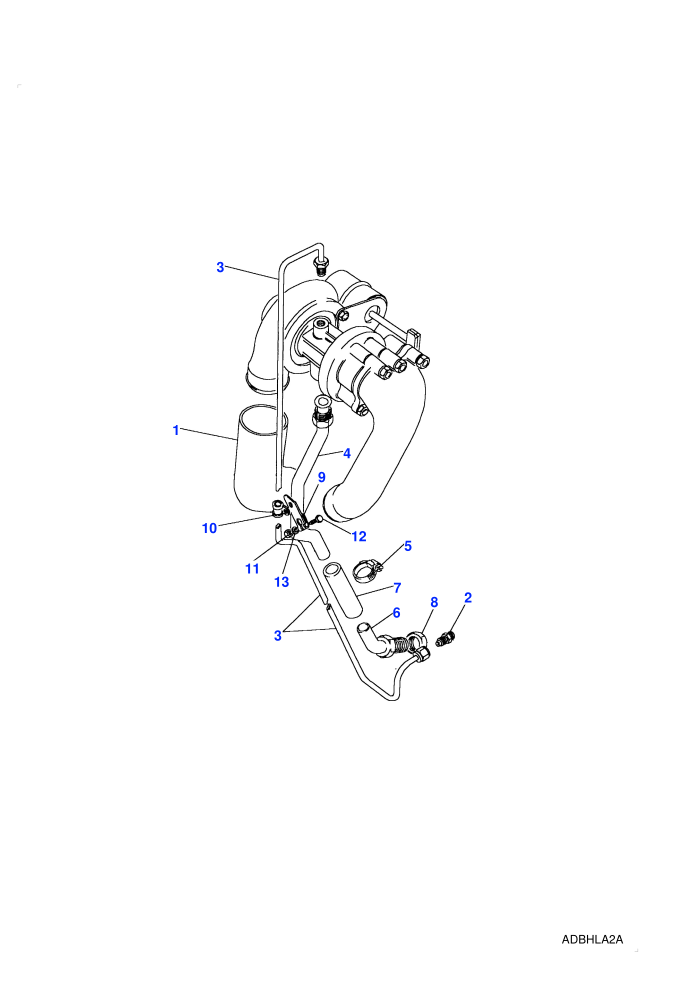 Turbocharger Pipes (2.5L 4 Cyl Turbo Diesel)