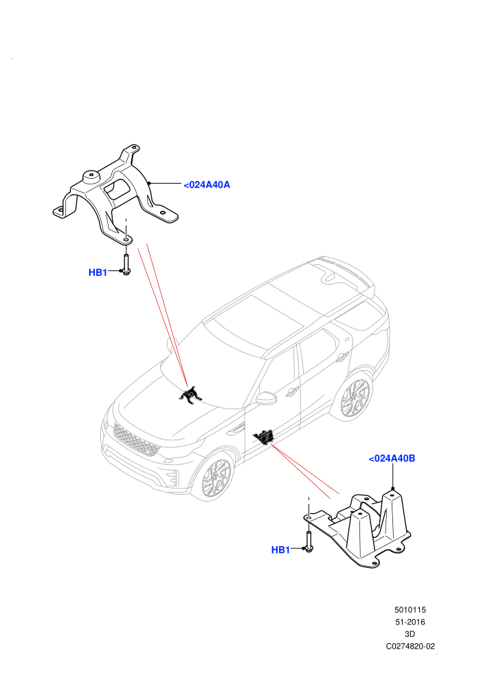 Floor Pan - Centre And Rear (2.0L I4 DSL HIGH DOHC AJ200,2.0L I4 DSL MID DOHC AJ200)(Solihull Plant Build)((V)FROMHA000001)