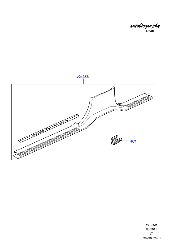 Side Trim (Autobiography Sales Badge)((V)FROMAA000001)