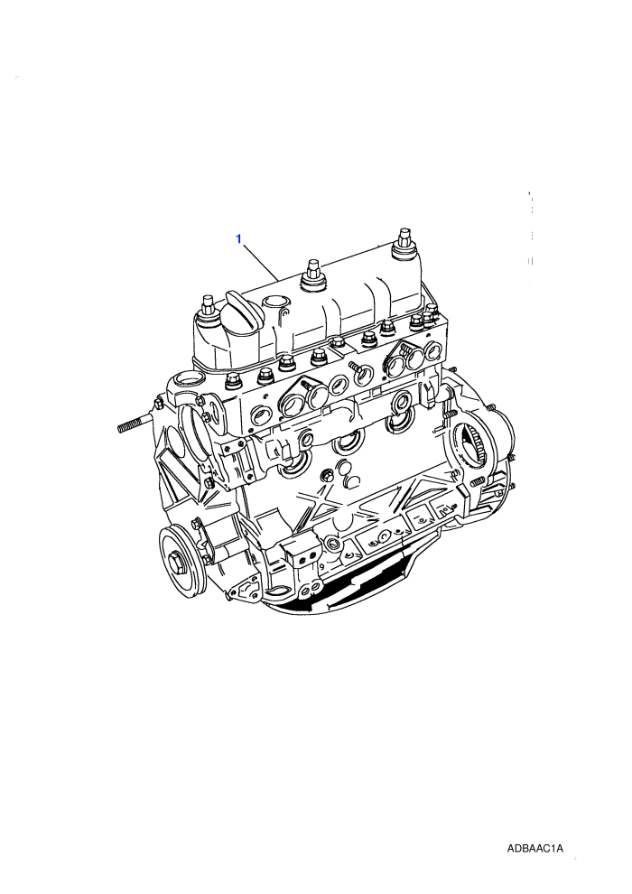 Stripped Engine (2.25L 4 Cyl L/R Petrol)