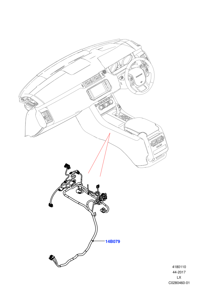 Electrical Wiring - Engine And Dash (Console)((V)FROMJA000001)