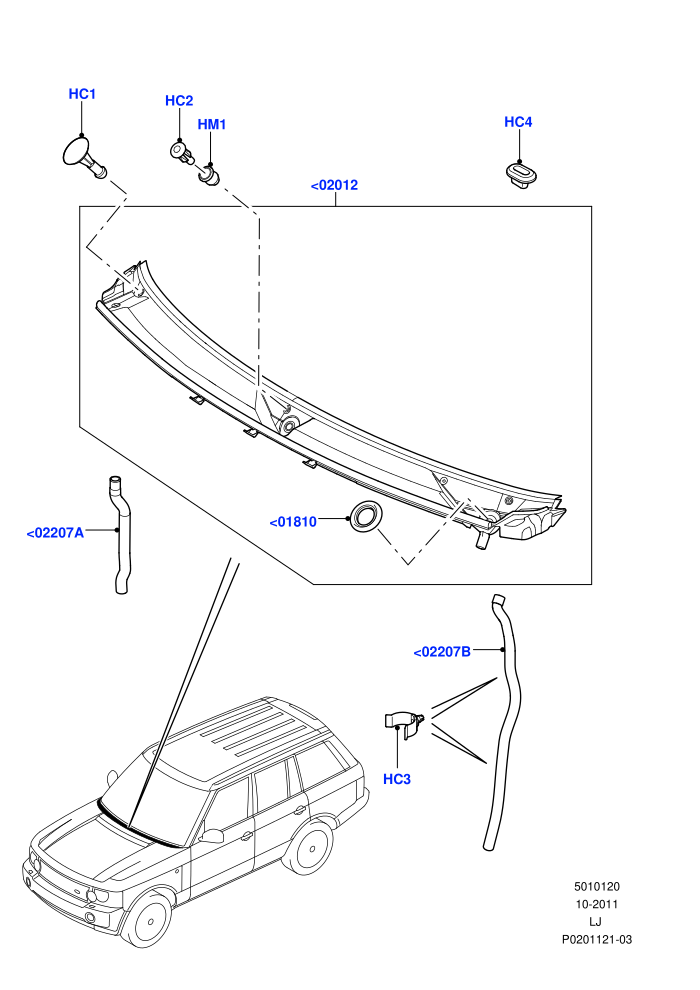 Cowl/Panel And Related Parts (Less Armoured)((V)FROMAA000001)