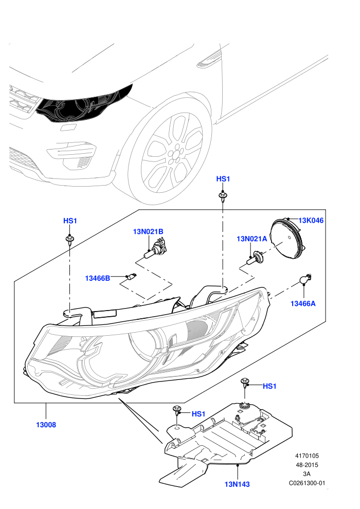 Headlamps And Front Flasher Lamps (Changsu (China),With Halogen Headlamp)((V)FROMFG000001)