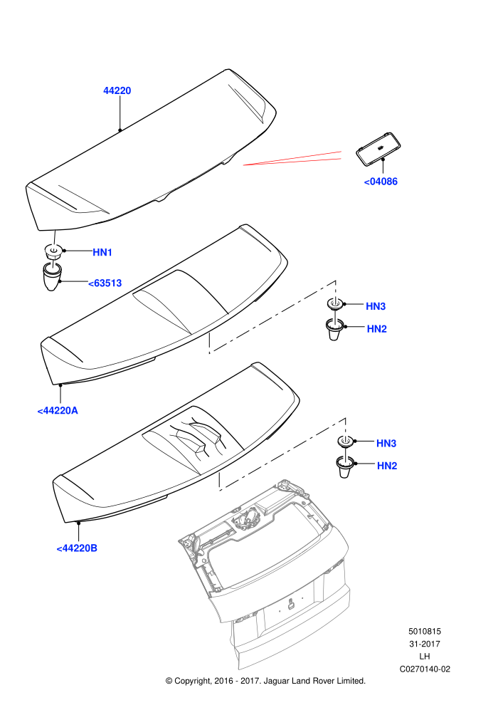 Spoiler And Related Parts (Changsu (China))((V)FROMEG000001)