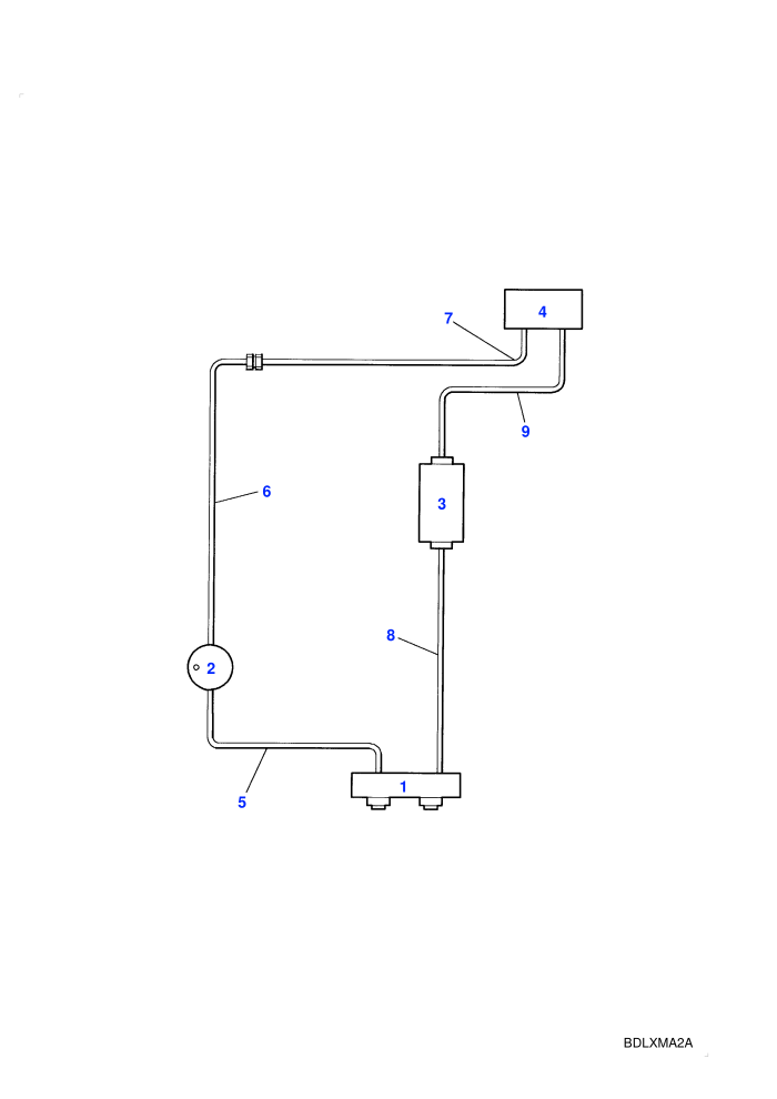 Hose Layout (RHD,TDi,With Air Conditioning)