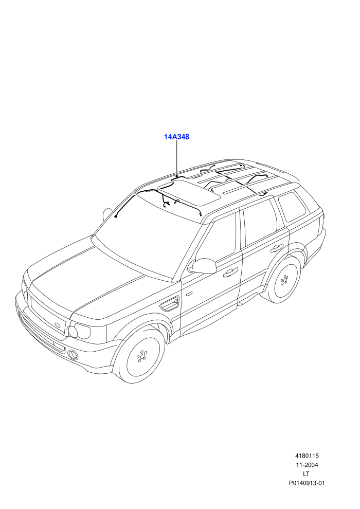 Electrical Wiring - Body And Rear (Roof)((V)TO9A999999)