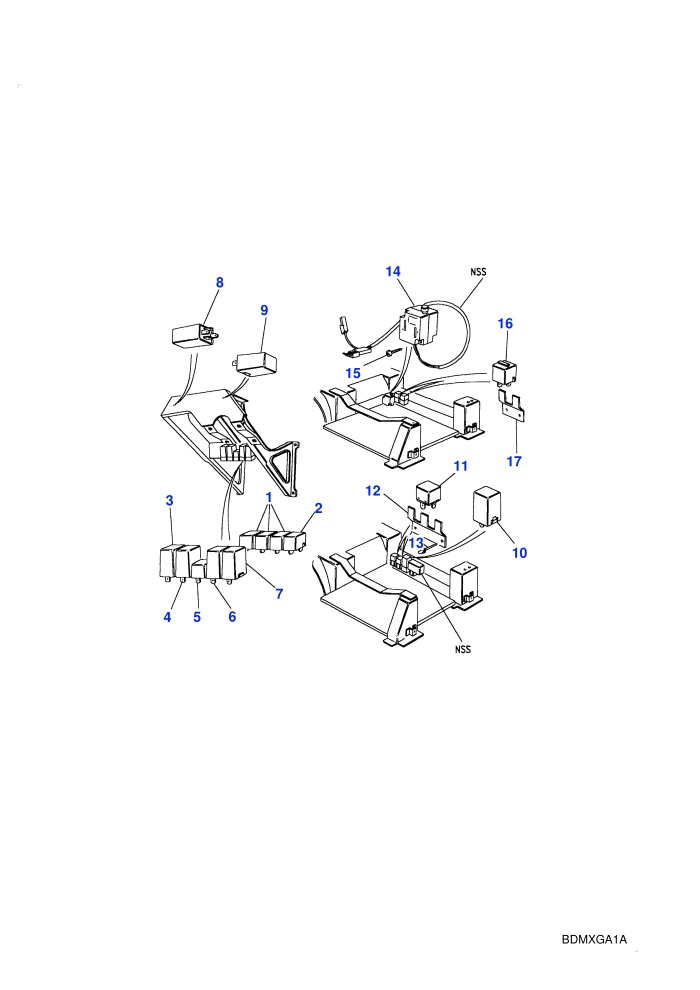 Relays (RHD)((V)TOJA624780 (V)FROMJA610294)