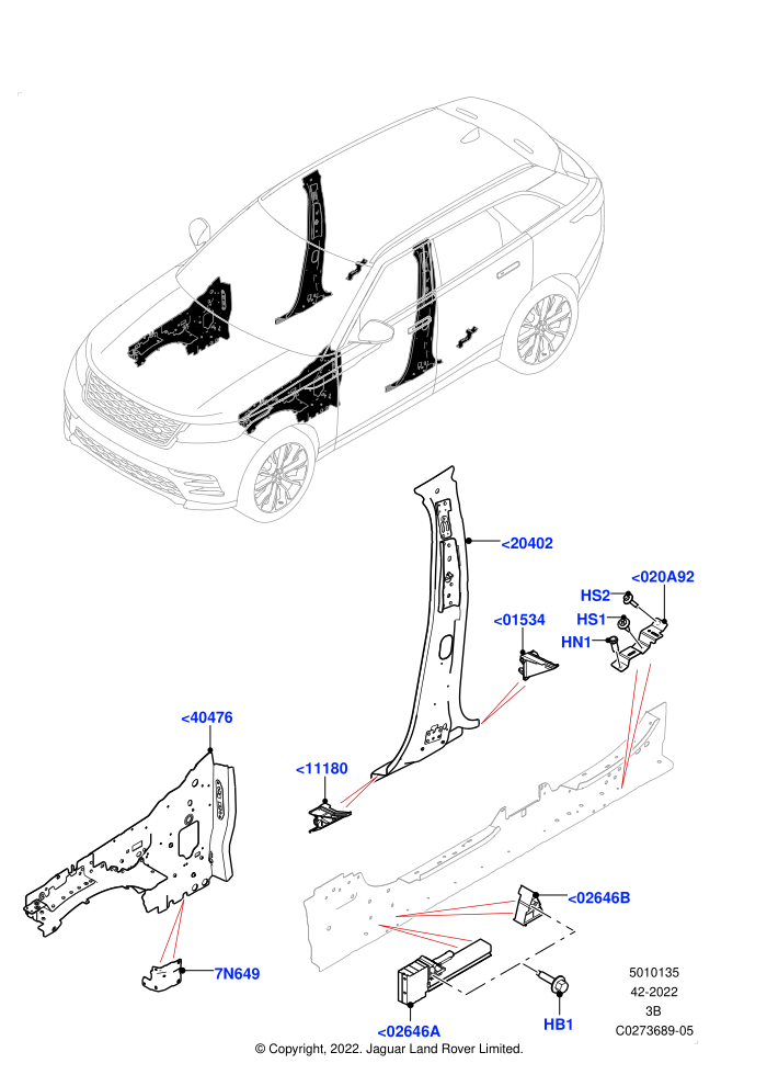 Side Panels - Inner (Inner - Front)