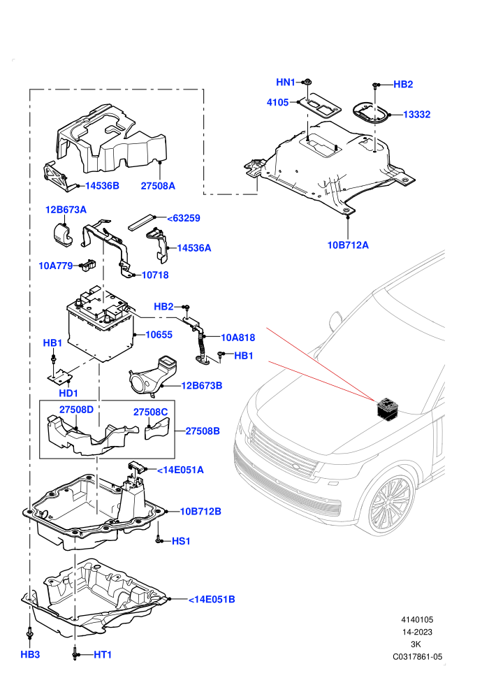 Battery And Mountings