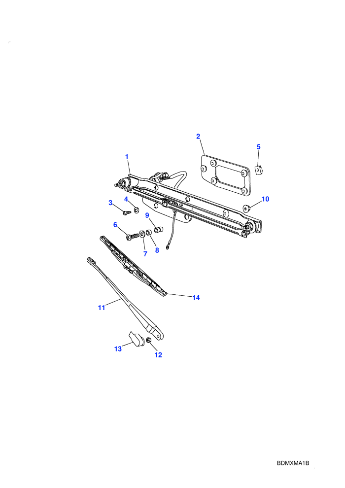 Windscreen Wiper-From (V) MA647645
