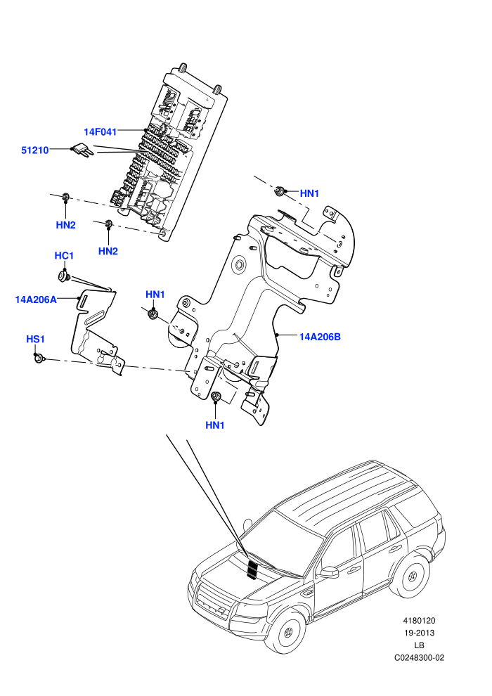 Fuses, Holders And Circuit Breakers (Passenger Compartment)((V)FROMDH000001)